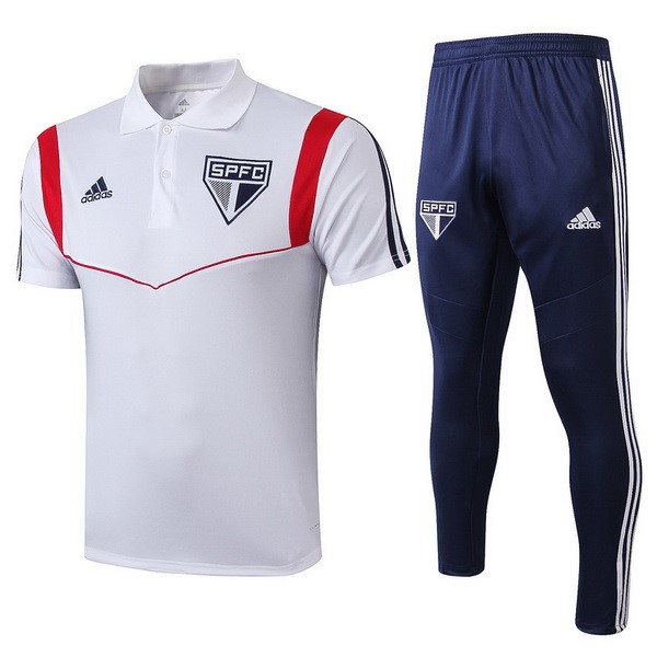 Polo São Paulo Conjunto Completo 2019/20 Blanco Azul